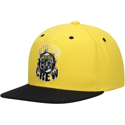 Mitchell & Ness Men's  Gold Columbus Crew Breakthrough Snapback Hat