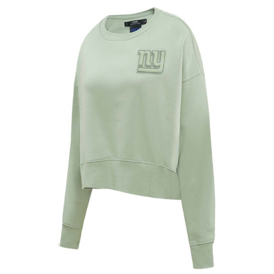 Pro Standard Green New York Giants Neutral Pullover Sweatshirt