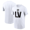 Nike White Las Vegas Raiders Local Essential T-shirt In White