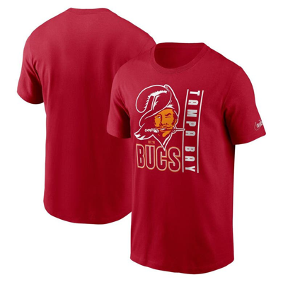 Nike Red Tampa Bay Buccaneers Lockup Essential T-shirt