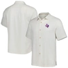 Tommy Bahama White Texas Rangers Sport Tropic Isles Camp Button-up Shirt In White