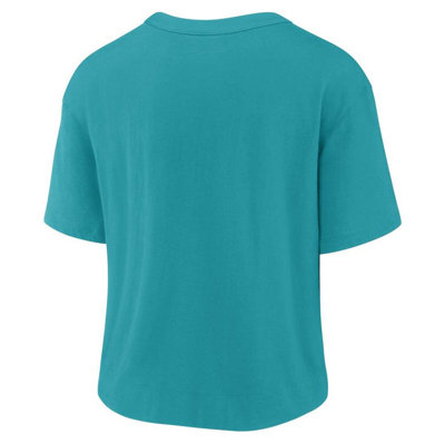 Nike Women's Fashion (nfl Miami Dolphins) High-hip T-shirt In Blue
