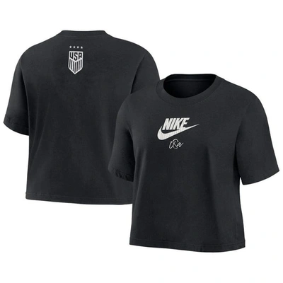 Nike U.s. Big Kids' (girls')  T-shirt In Black