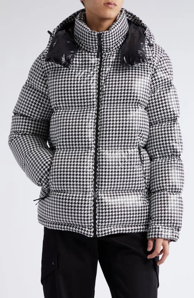 Moncler Genius 7 Moncler Frgmt Hiroshi Fujiwara Black & White Socotrine Down Jacket In Multi