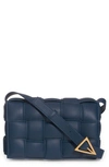 Bottega Veneta Padded Cassette Crossbody Bag In Deep Blue