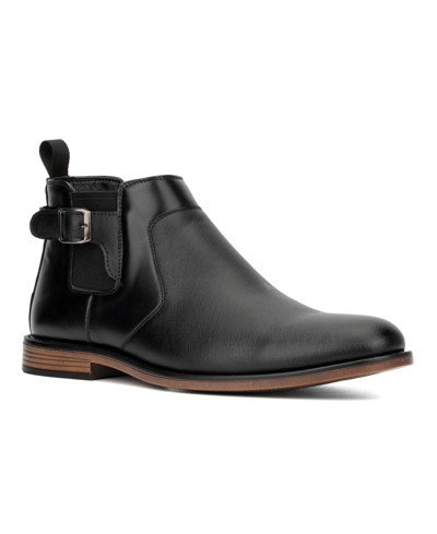 New York And Company Rhino Faux Leather Chelsea Boot In Black