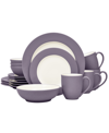 Noritake Colorwave Rim 16-pc. Dinnerware Set, Service For 4 In Plum