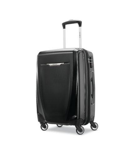 Samsonite Winfield 3 Dlx 20 Spinner Suitcase In Black