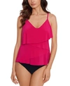 MAGICSUIT CHLOE TIERED TANKINI TOP BOTTOMS WOMEN'S SWIMSUIT