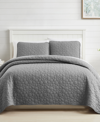 Southshore Fine Linens Pebbles 2-pc. Quilt Set, Twin In Gray