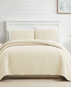 Southshore Fine Linens Pebbles 3-pc. Quilt Set, King In Cream