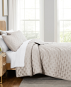 Southshore Fine Linens Luxurious 100% Viscose 3-pc. Quilt Set, Queen In Bone