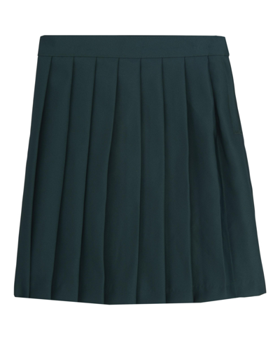 French Toast Little Girls Adjustable Waist Mid Length Pleated Skirt In Green