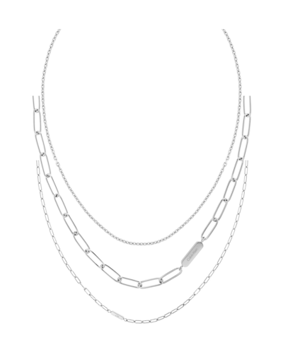 Calvin Klein Unisex Stainless Steel Chain Necklace Gift Set, 3 Piece