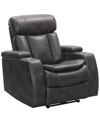 ABBYSON LIVING ZACKARY LEATHER THEATER POWER RECLINER WITH POWER HEADREST
