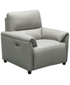 ABBYSON LIVING TAMI LEATHER POWER RECLINER WITH POWER HEADREST