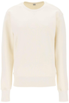Totême Cotton Crewneck Sweatshirt In White
