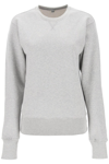 Totême Crew-neck Long-sleeve Top In Grey