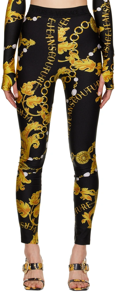 Versace Jeans Couture Trousers  Woman In Black