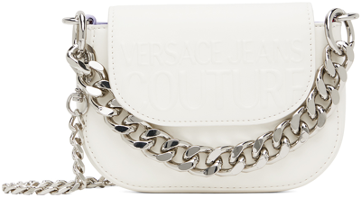 Versace Jeans Couture White Institutional Bag In E003 White