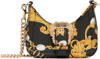 VERSACE JEANS COUTURE BLACK & GOLD CHAIN COUTURE BAG