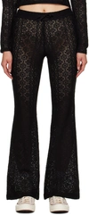 Saturdays Surf Nyc Black Rijka Lounge Pants In Black
