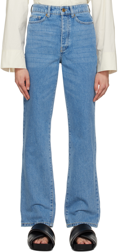 By Malene Birger Woman Denim Pants Blue Size 25 Organic Cotton