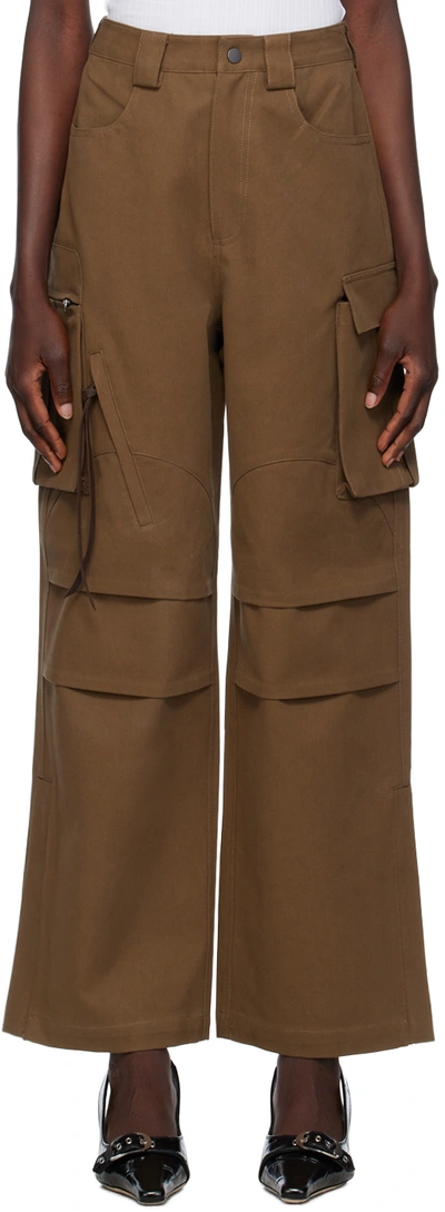 Fax Copy Express Ssense Exclusive Brown Cargo Pants