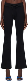 FAX COPY EXPRESS SSENSE EXCLUSIVE BLACK LOUNGE PANTS