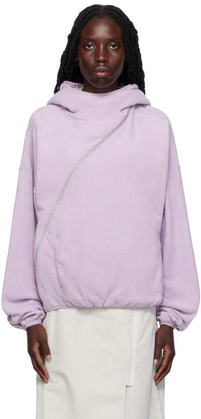 Post Archive Faction (paf) Ssense Exclusive Purple Hoodie In Lavender 114