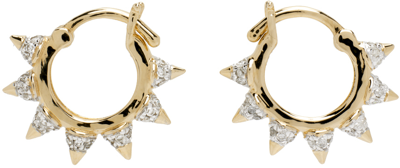 Adina Reyter Gold Spike Earrings