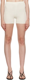 Saturdays Surf Nyc Off-white Jiji Shorts In Ivory