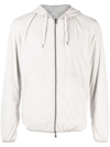 Herno Reversible Long-sleeve Hooded Jacket In Neutrals