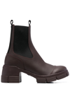GANNI CHELSEA 70MM ANKLE BOOTS