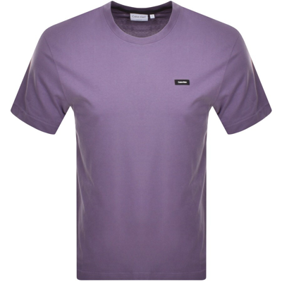 Calvin Klein Comfort Fit T Shirt Purple