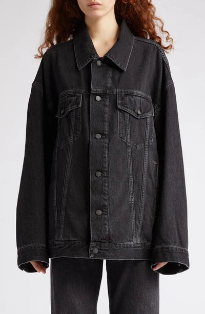 Acne Studios Oversized Jacket In Black