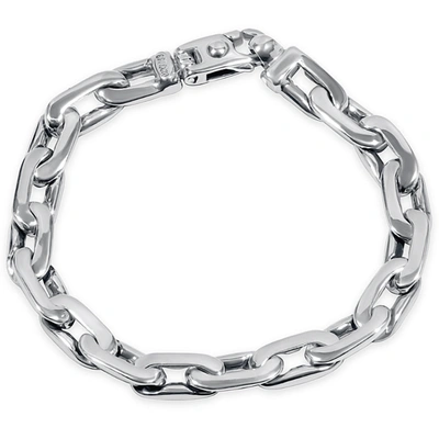 Pompeii3 Men's 14k Gold (43gram) Or Platinum (73gram) 8mm Link Bracelet 8.5" In Multi