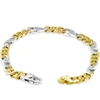Pompeii3 Men's Figaro Link 14k Gold (19gram) Or Platinum (31gram) 6mm Bracelet 8" In Multi