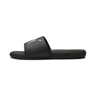 Puma Cool Cat V Men's Slides In Black- White