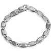 Pompeii3 Men's Link 14k Gold (45gram) Or Platinum (72gram) 8mm Bracelet 8.5" In Multi