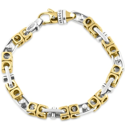 POMPEII3 MEN'S LINK 14K GOLD (48GRAM) OR PLATINUM (78GRAM) 6.5MM BRACELET 8.5"