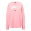 Hugo Oversized-fit Cotton Sweatshirt With Seasonal Artwork In Pink