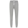 HUGO BOSS COTTON-TERRY TRACKSUIT BOTTOMS WITH STRIPE AND LOGO