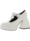 Circus By Sam Edelman Kay Womens Square Toe Mary Jane Heels In White