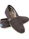 TOMS CLASSICS WOMENS CANVAS SLIP ON SLIP-ON SNEAKERS