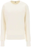 Totême Cotton Crewneck Sweatshirt In White