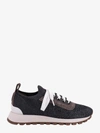 Brunello Cucinelli Glitter Finish Sneakers Contrast Sole In Blue