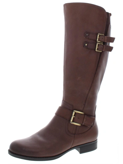 NATURALIZER JESSIE WOMENS LEATHER KNEE-HIGH RIDING BOOTS