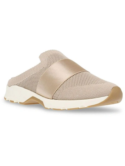 Anne Klein On The Go Womens Fitness Lifstyle Slip-on Sneakers In Beige