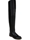 FRANCO SARTO HALEEN WOMENS LEATHER WIDE CALF KNEE-HIGH BOOTS